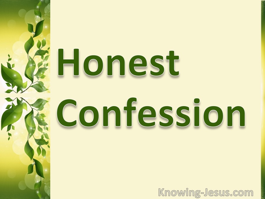 Honest Confession (devotional)04-12 (cream)